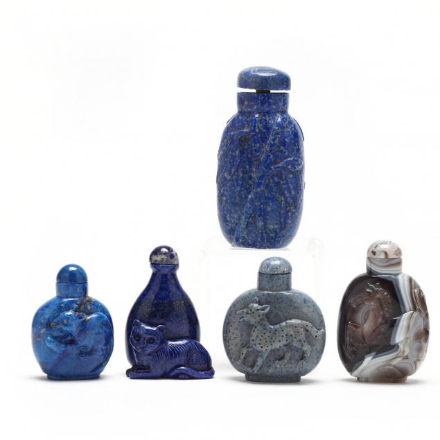 five-chinese-snuff-bottles