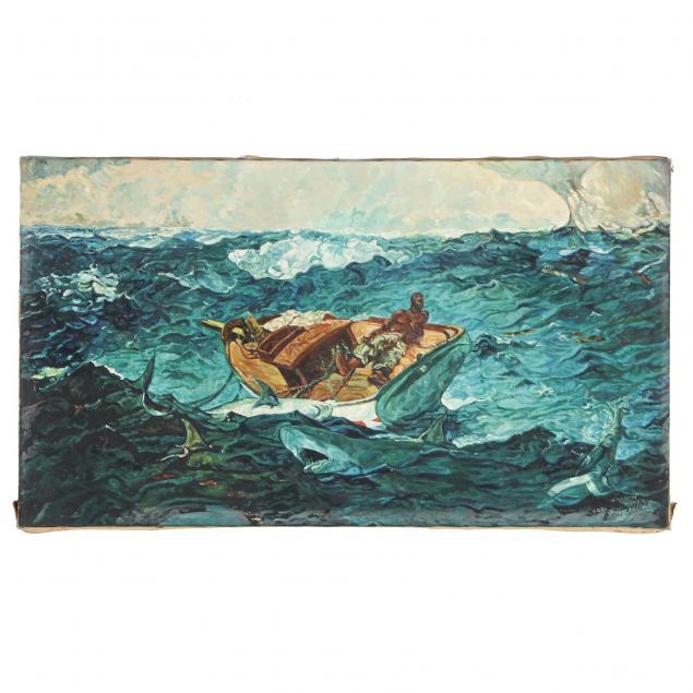 paul-freeling-b-1899-i-the-gulf-stream-i-after-winslow-homer