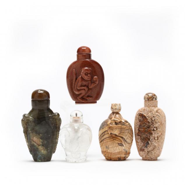 six-chinese-snuff-bottles