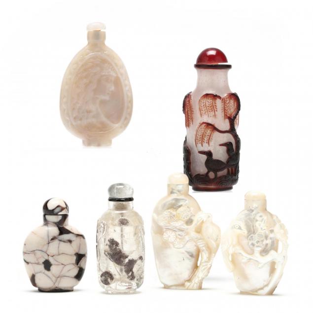 six-chinese-snuff-bottles