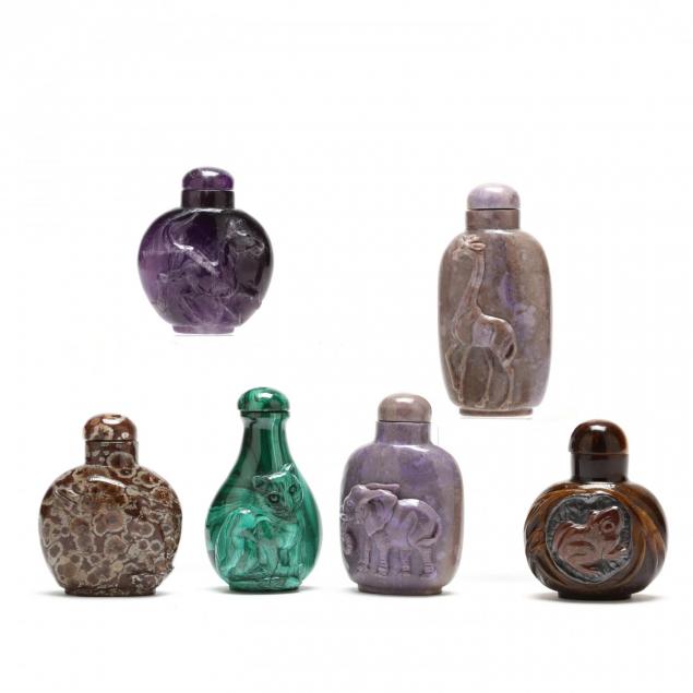 six-chinese-snuff-bottles