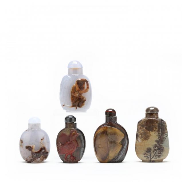 five-chinese-snuff-bottles