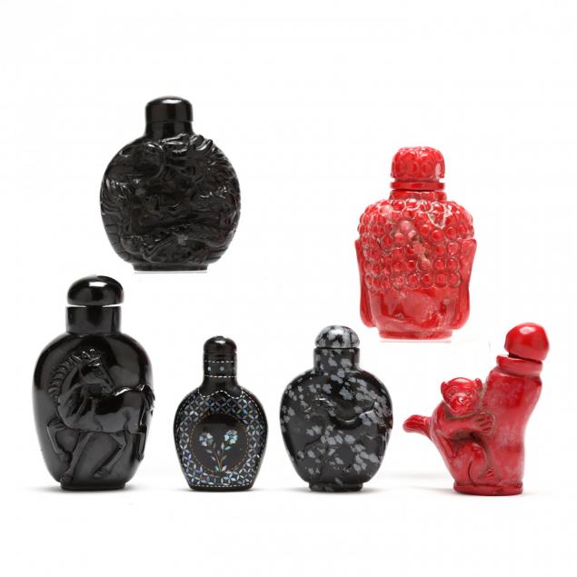 six-chinese-snuff-bottles