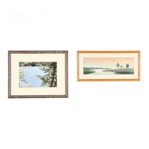 pair-of-signed-waterscapes