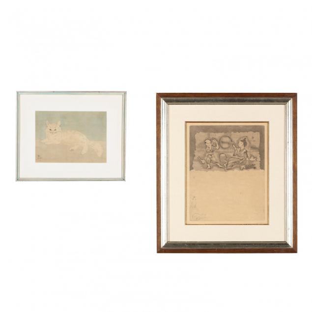 tsuguharu-foujita-french-japanese-1886-1968-two-prints