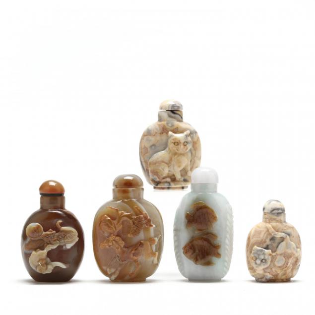 five-chinese-snuff-bottles