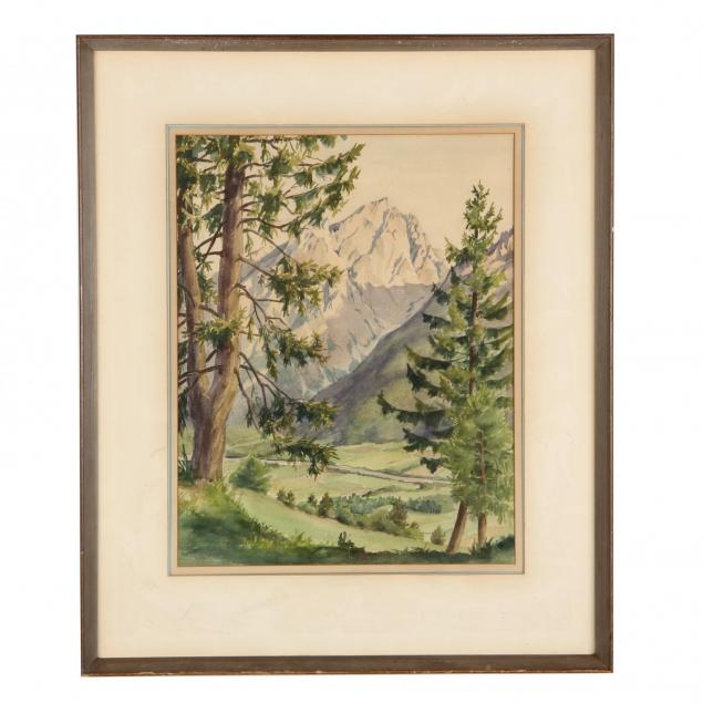 gertrud-purtscher-kallab-austrian-b-1913-alpine-landscape