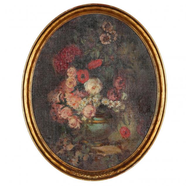 vintage-still-life-painting-of-flowers-circa-1920