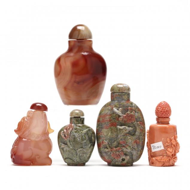 five-chinese-snuff-bottles