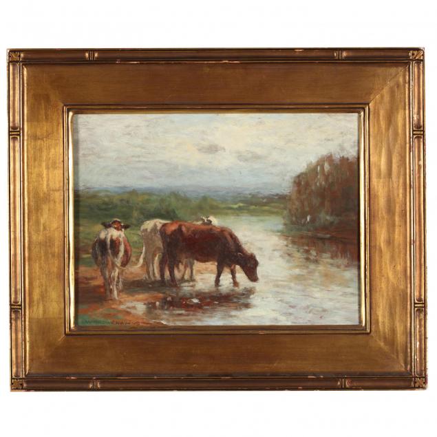 william-howe-ny-ct-oh-1844-1929-cattle-watering