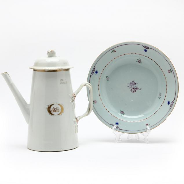 18th-century-chinese-export-teapot-and-bowl