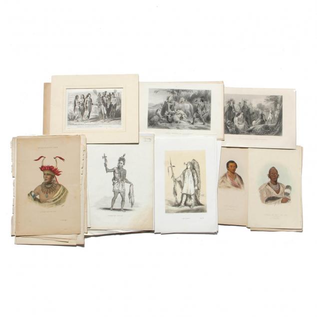large-group-approx-55-bookplate-prints-picturing-american-indians