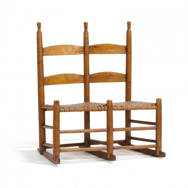 antique-southern-ladderback-twin-rocker