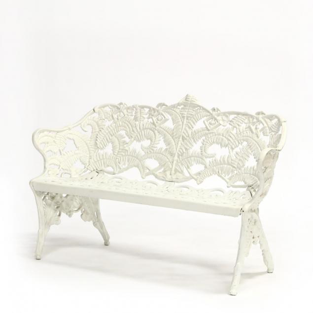 antique-cast-aluminum-garden-bench