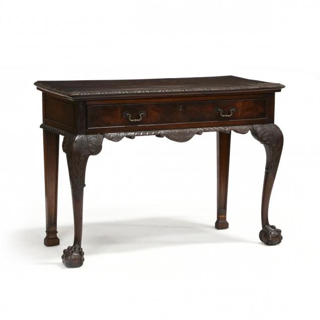 chippendale-style-one-drawer-console-table