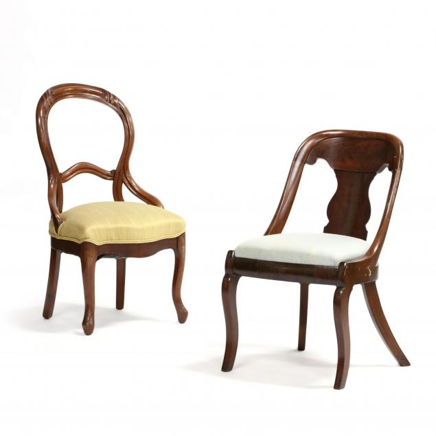 two-antique-side-chairs
