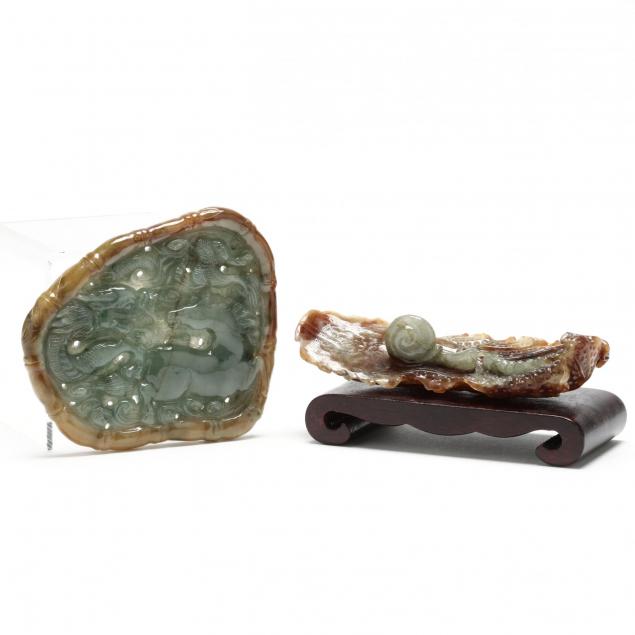 two-chinese-hard-stone-jade-sculptures