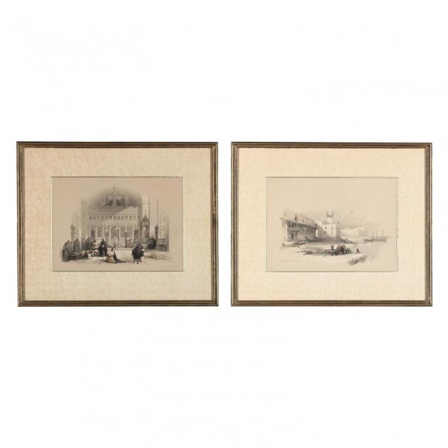 two-antique-lithographs-after-david-roberts-ra-scottish-1796-1864
