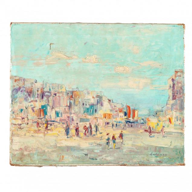 italian-school-mid-century-beach-scene-with-figures