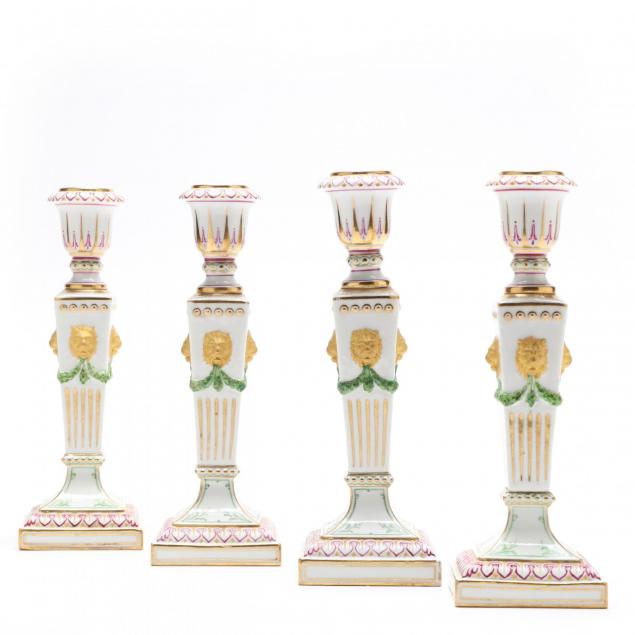 set-of-four-early-royal-copenhagen-porcelain-candlesticks