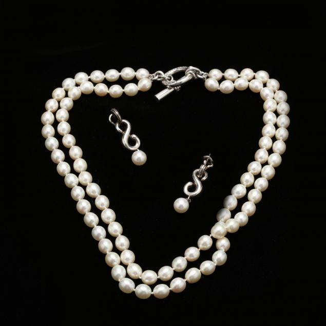 double-strand-pearl-necklace-and-earrings-slane-and-slane