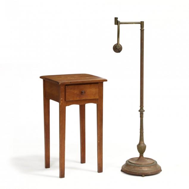 vintage-one-drawer-stand-and-floor-lamp