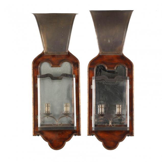 pair-of-french-provincial-mirrored-sconces