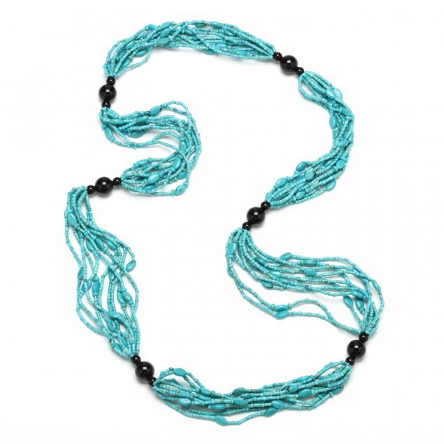 turquoise-and-onyx-necklace