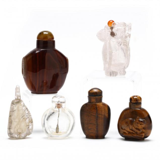 six-chinese-snuff-bottles