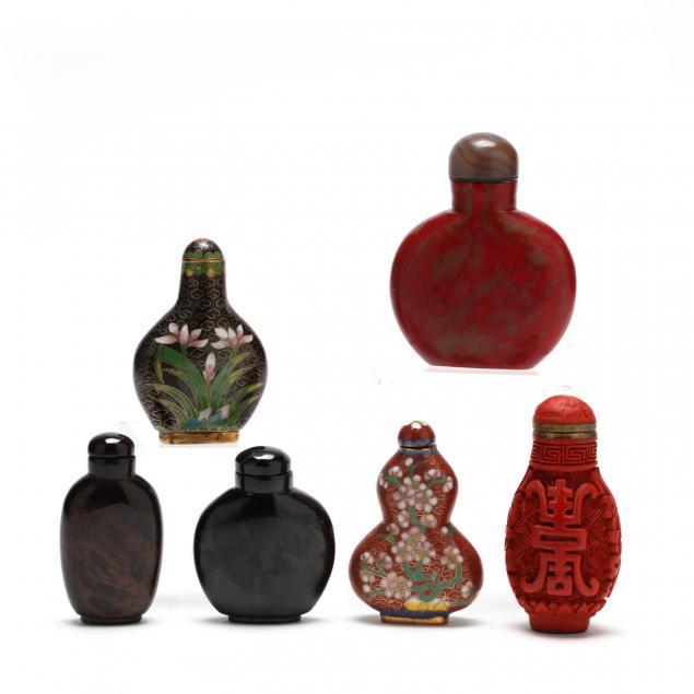 six-chinese-snuff-bottles