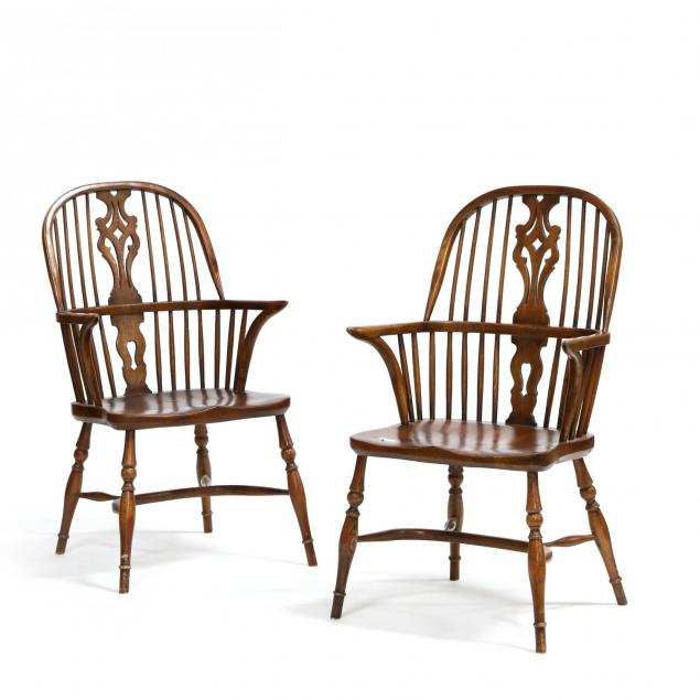 pair-of-vintage-windsor-chairs