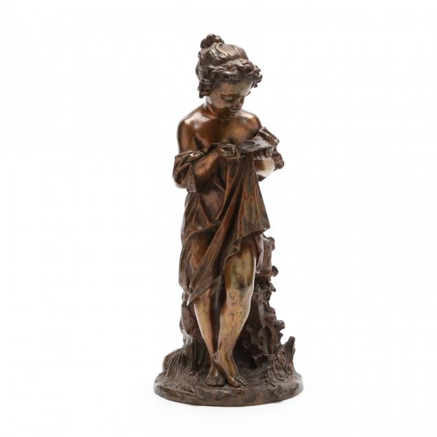 continental-bronze-figure-of-a-young-girl