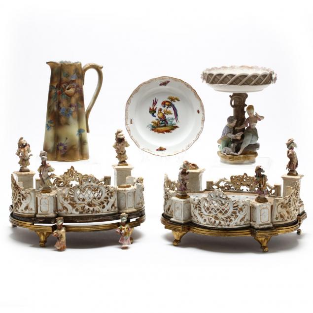 group-of-vintage-porcelain