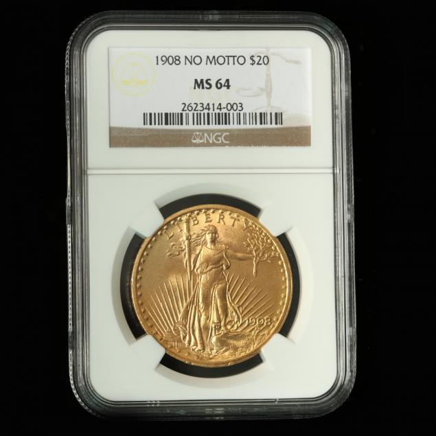 1908-no-motto-20-gold-st-gaudens-double-eagle