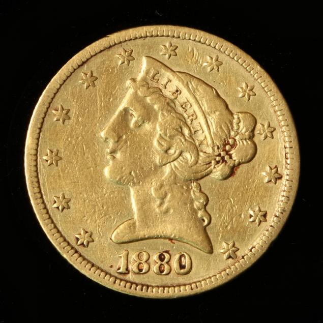 1880-5-gold-liberty-head-half-eagle