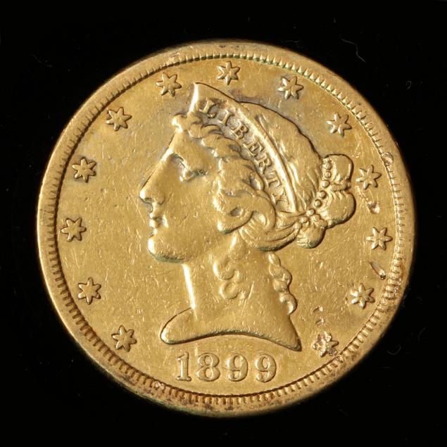 1899-s-5-gold-liberty-head-half-eagle