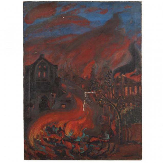 agnes-louise-symmers-va-circa-1887-1965-the-burning-of-louvain