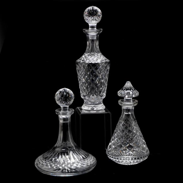 three-waterford-crystal-decanters