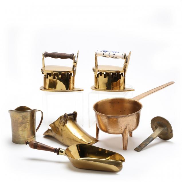 group-of-vintage-brassware
