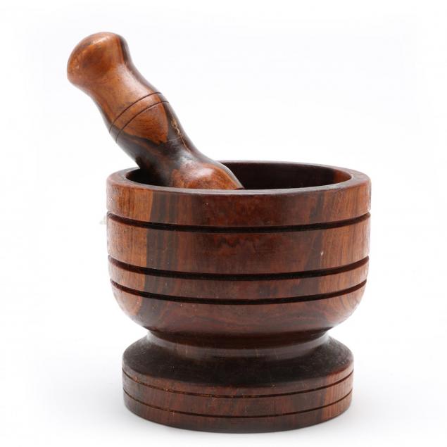 vintage-turned-wood-mortar-and-pestle