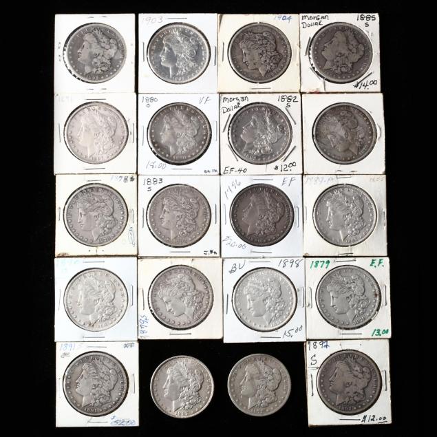 20-mixed-circulated-morgan-silver-dollars