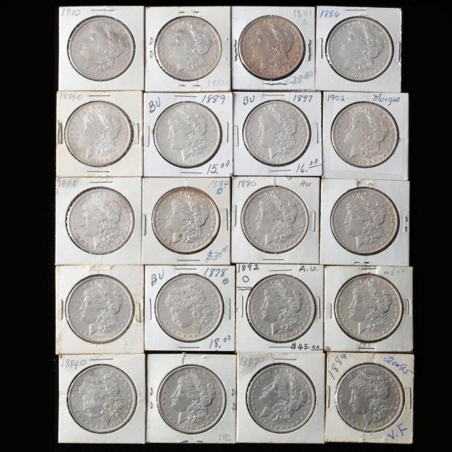 20-better-grade-morgan-silver-dollars