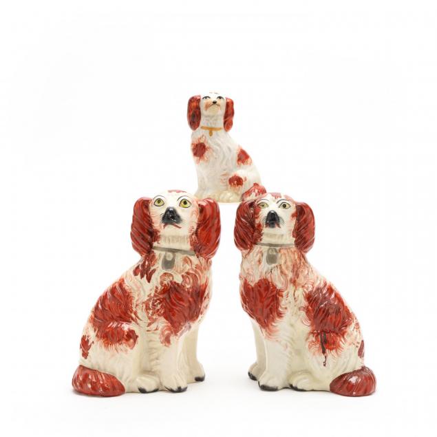 three-antique-staffordshire-dogs