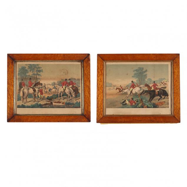 two-antique-english-hunt-prints