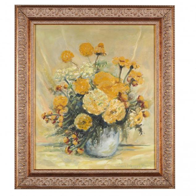james-westley-white-20th-century-still-life-with-yellow-flowers
