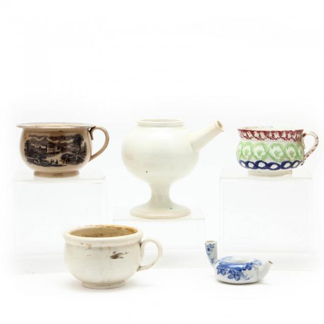 group-of-odd-antique-porcelains