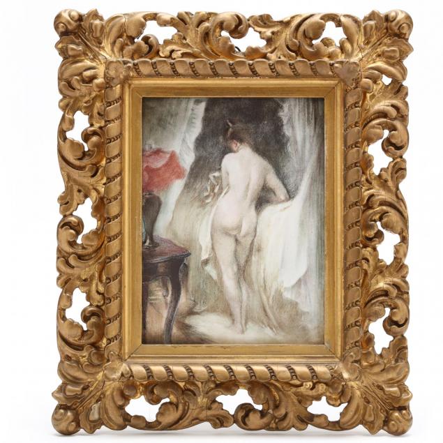 painted-porcelain-plaque-with-nude