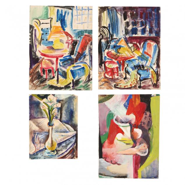 beulah-stevenson-ny-1890-1965-four-still-lifes-and-interior-views