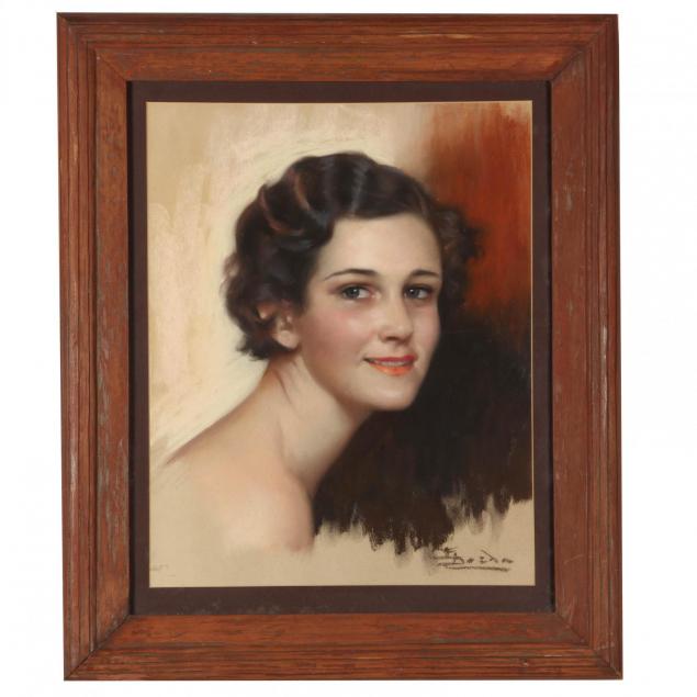 pastel-portrait-of-a-young-woman-circa-1930