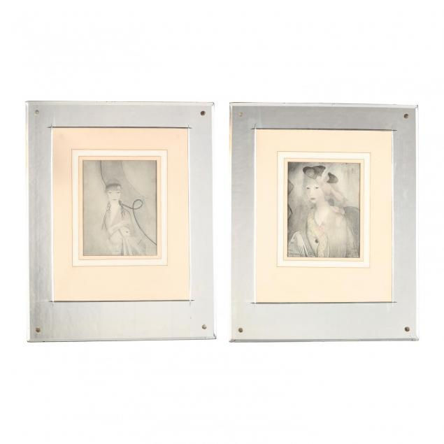 pair-of-prints-of-women-after-marie-laurencin